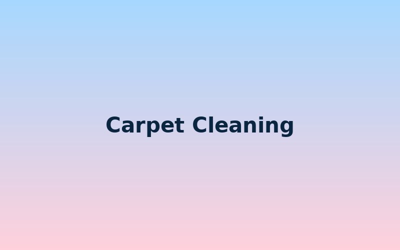 Carpet Cleaning